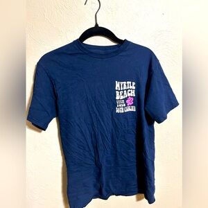 Myrtle Beach t-shirt, size S, navy blue